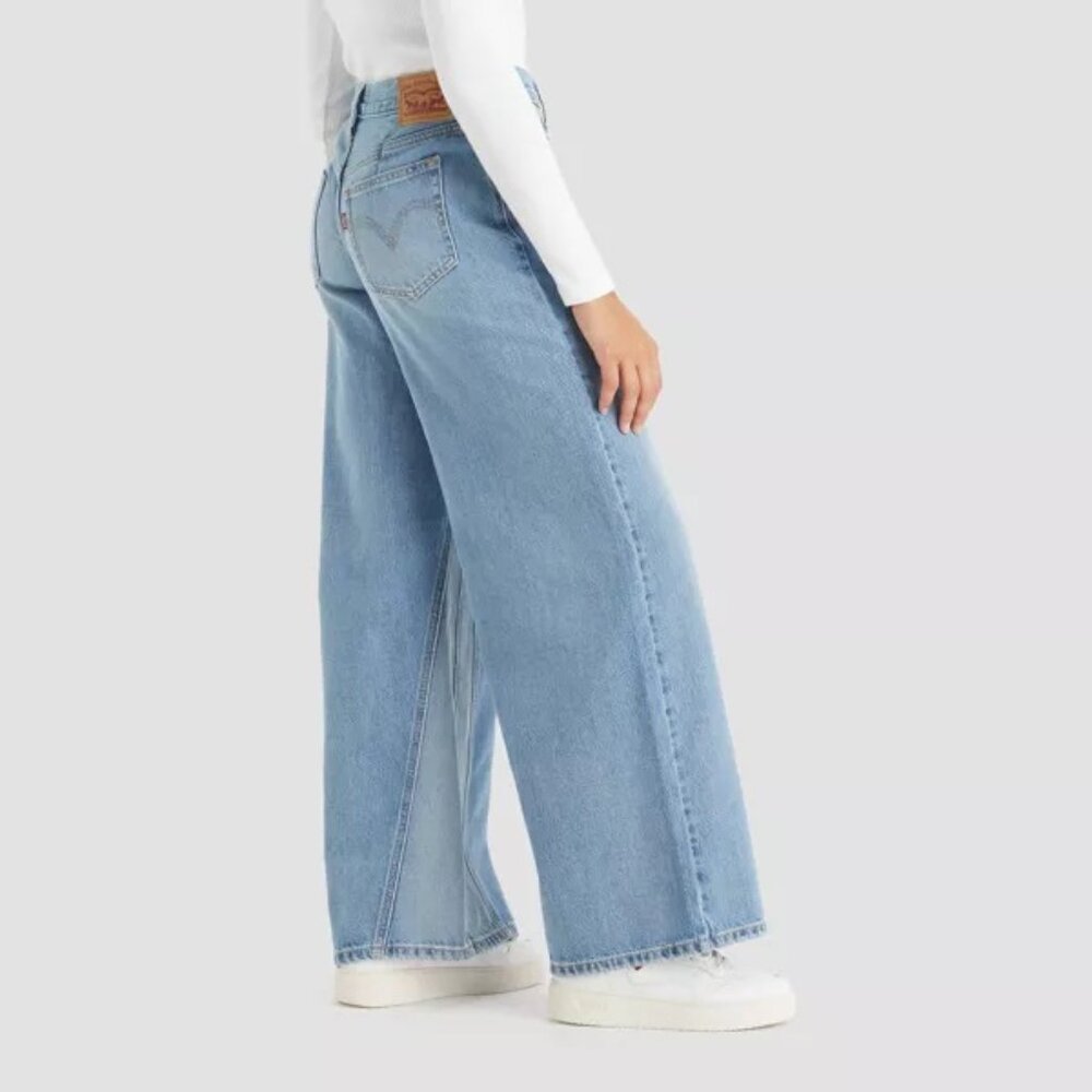 Levi's® Women's Mid-Rise 94's Baggy Wide Leg Jeans in What Else Can I Say NWOT - Picture 2 of 3